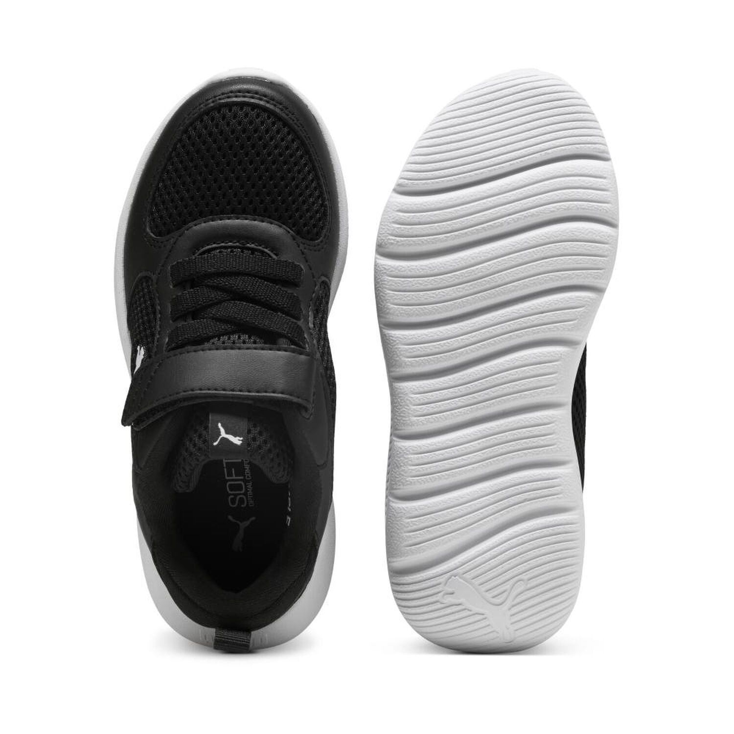 Zapatilla Infantil Ni&ntilde;o Puma Fun Racer Negro image number 2.0