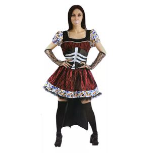Hermoso Disfraz De Catrina Adulto - Sexy Cd: 22192