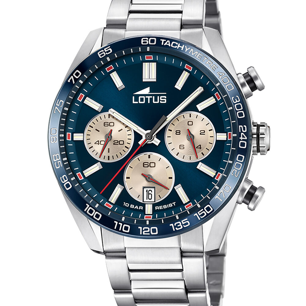 Reloj 18916/2 Lotus Azul Hombre Chrono image number 0.0