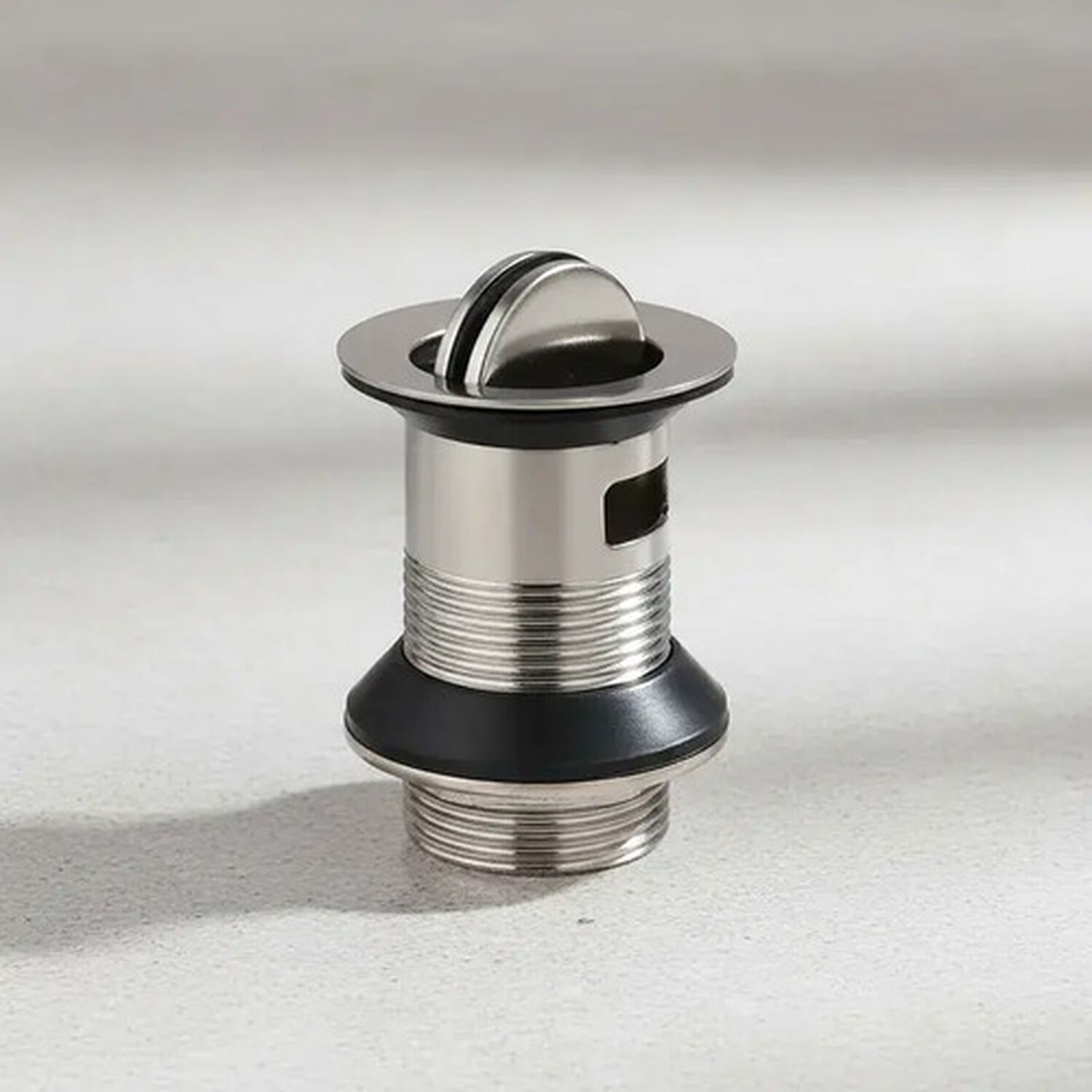 Desague Lavamanos Ss304 Moneda 1 1/4" C/reb S/cola Acero Inox Stretto image number 0.0