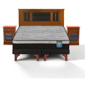 Cama Europea Flex Dream Pro / King + Set De Maderas