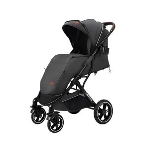 Coche De Paseo Beb&eacute; Con Cubre Pies Hera Negro Lubabycas