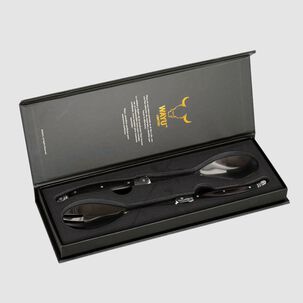 Set 2 Cucharas Para Ensaladas Wayu Mango Madera Cocina Bbq