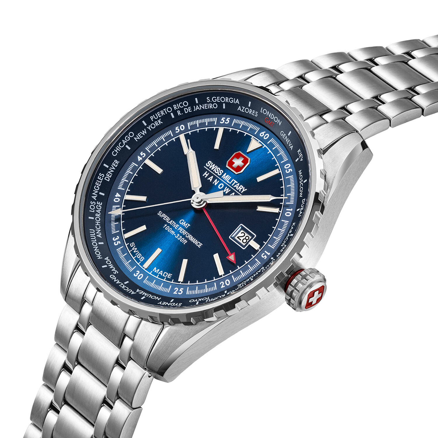 Reloj Swiss Military Hanowa Smwgh0003204 Plateado image number 1.0