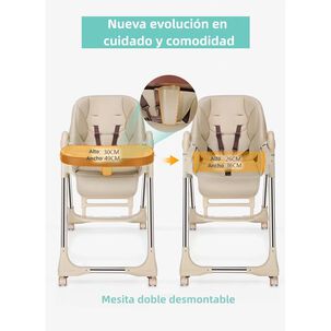 Silla De Comer Multiposiciones Plegable Rosada Lubabycas