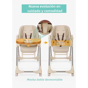 Silla De Comer Multiposiciones Plegable Rosada Lubabycas