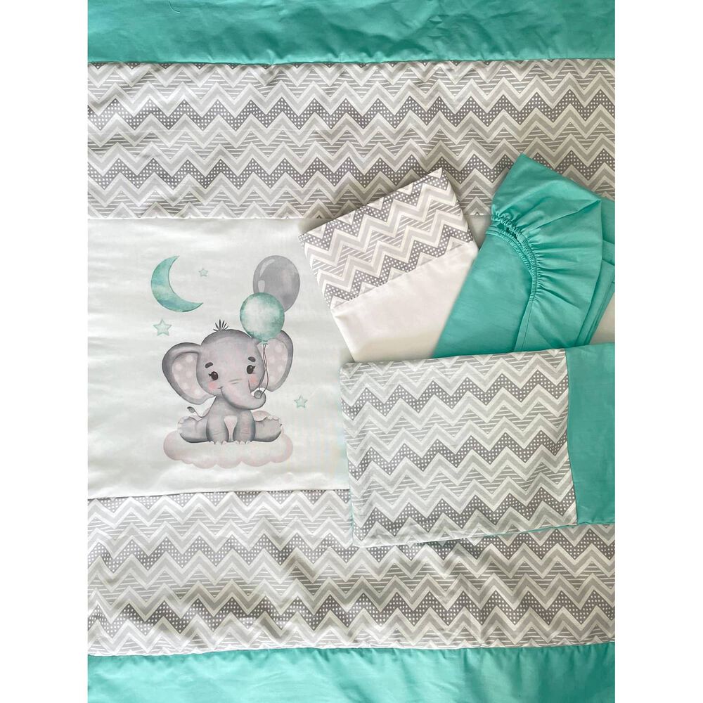 Juego De Sabana Mas Cobertor Elefante image number 2.0