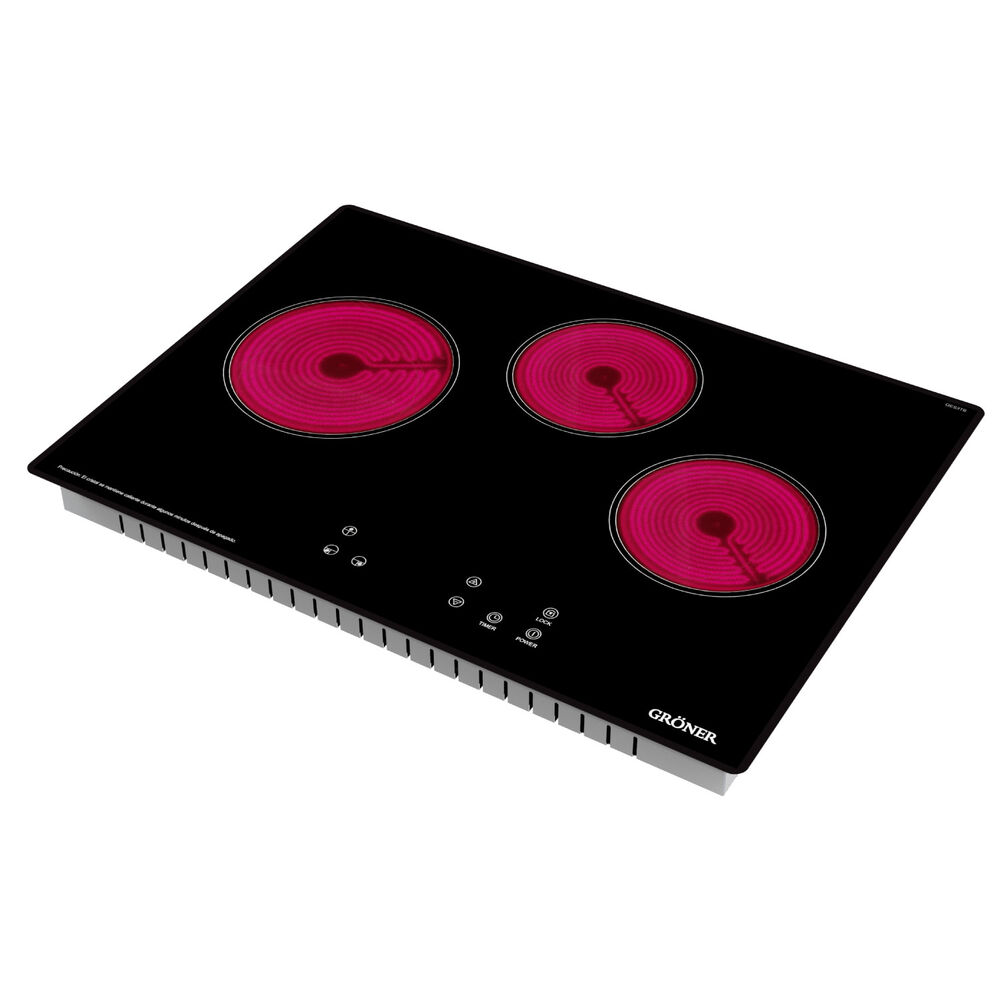 Encimera Vitrocerámica Groner Touch Black 3q image number 5.0