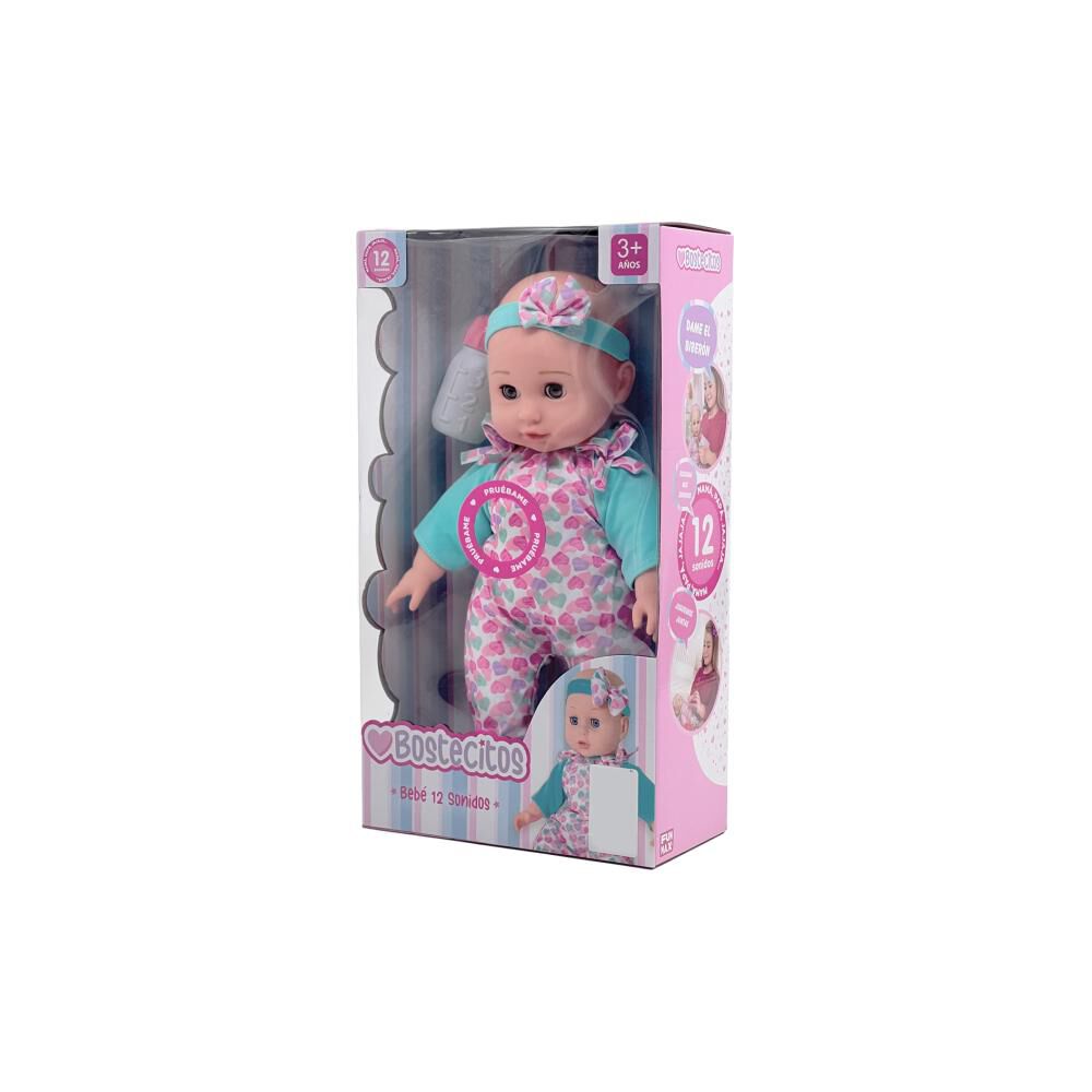 Muñeca Baby Doll Bostecitos 36 Cm 12 Sonidos image number 2.0