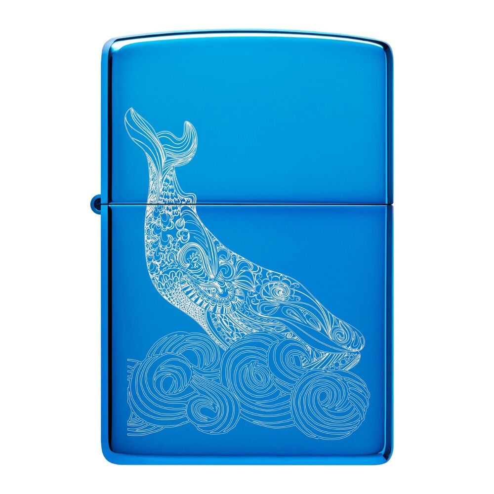 Encendedor Zippo Whale Design Azul Zp20446.mp403922 image number 0.0