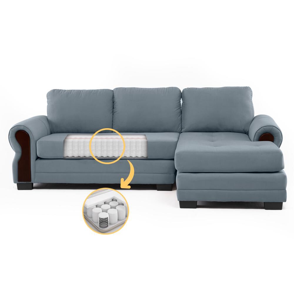 Sof&aacute; Seccional Living Factory Oregon Derecho / 4 Cuerpos image number 2.0