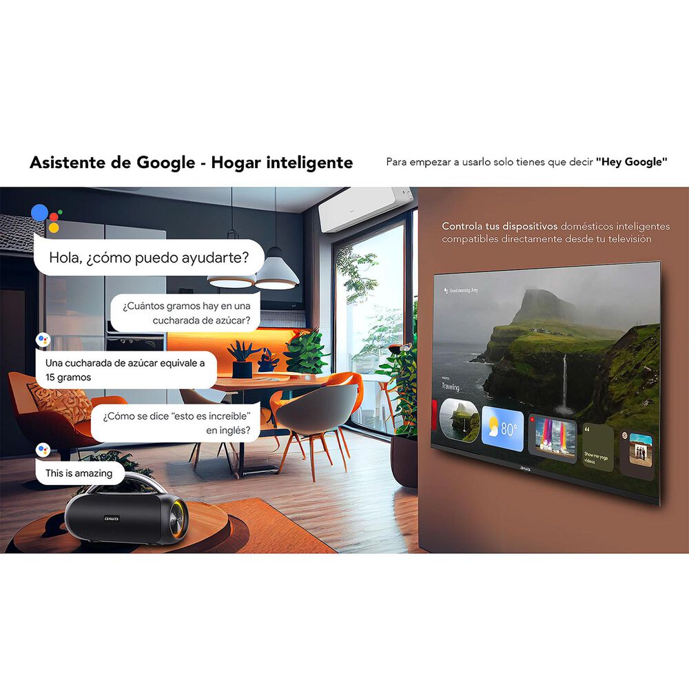 Smart Tv Aiwa 70'' 4k Ultra Hd Qled Google Tv Aw-70b4qfg image number 10.0