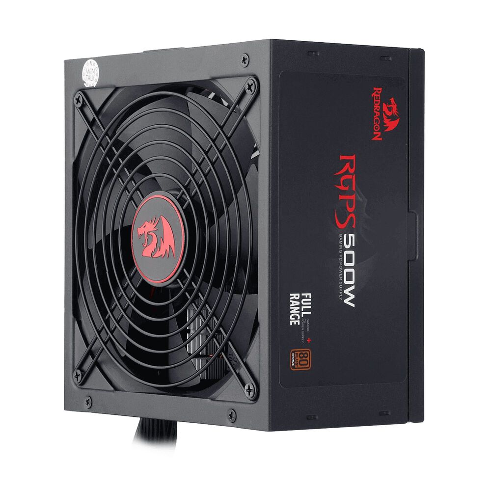 Fuente De Poder Gamer Redragon 500w 80 Plus Ultra Estable image number 1.0