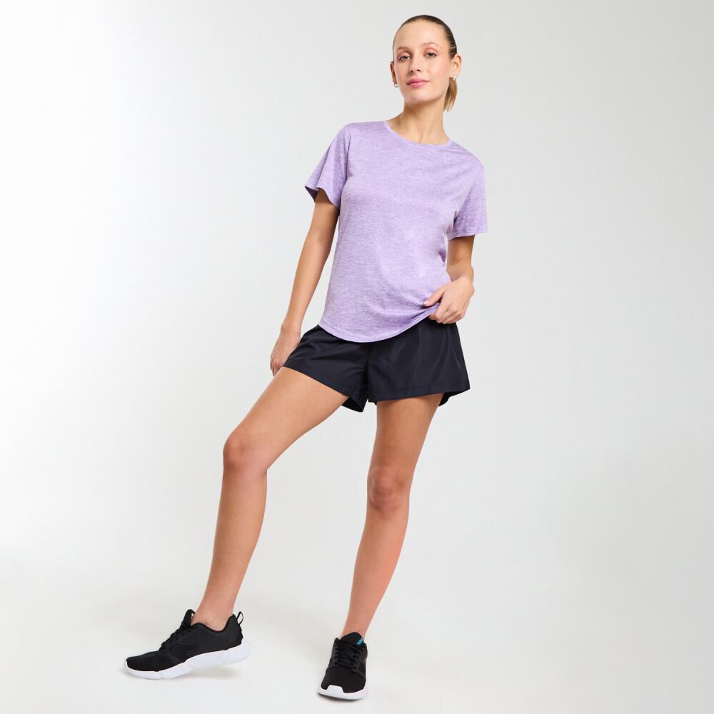 Polera Deportiva Básica Manga Corta Cuello Redondo Mujer Wetland image number 1.0