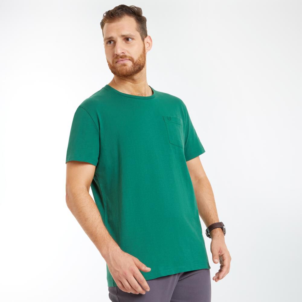 Polera Regular Fit Manga Corta Hombre Peroe image number 2.0