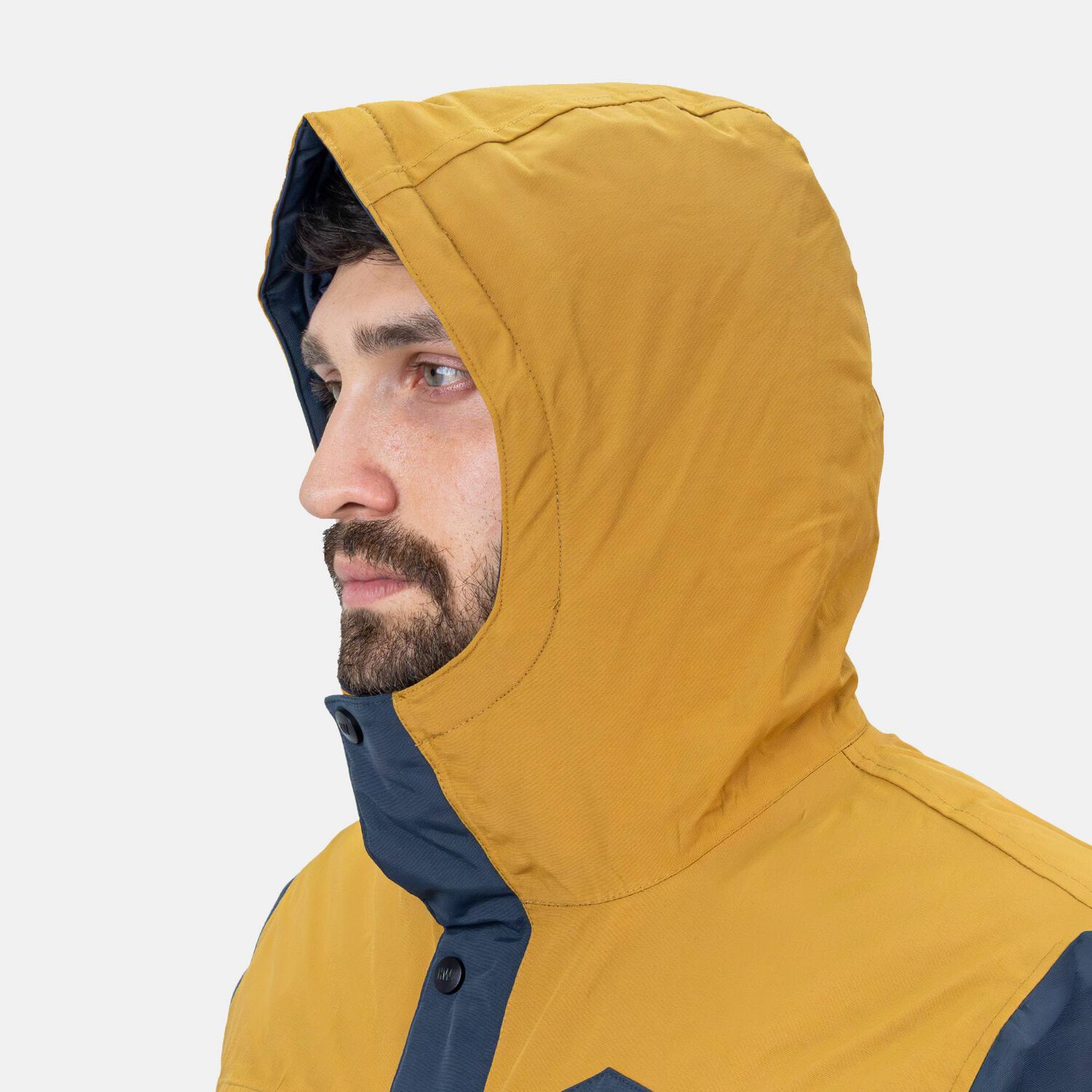 Parka Hw Kodiak Azul Mostaza image number 4.0