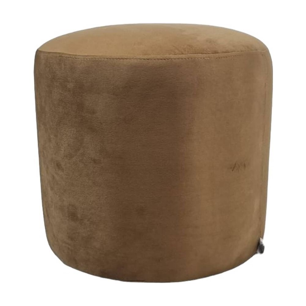 Pouf Redondo Felpa Camel image number 0.0