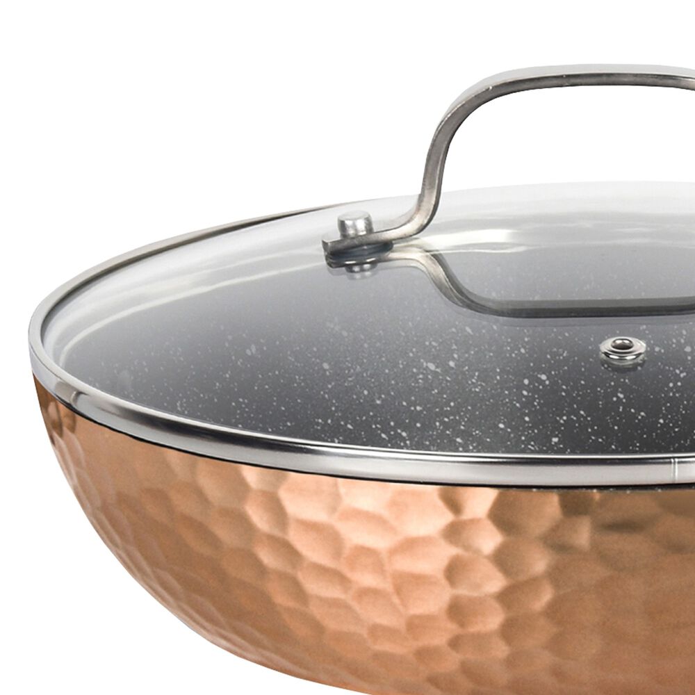 Kit Sart&eacute;n Antiadherente Copper + Set 12 Utensilios Simplit image number 3.0