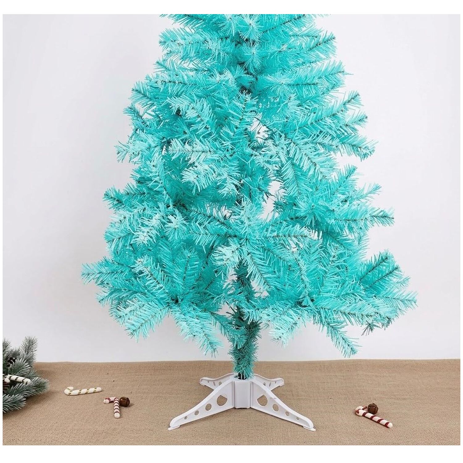 &Aacute;rbol Navide&ntilde;o Celeste Altura De 180cm Artificial image number 4.0