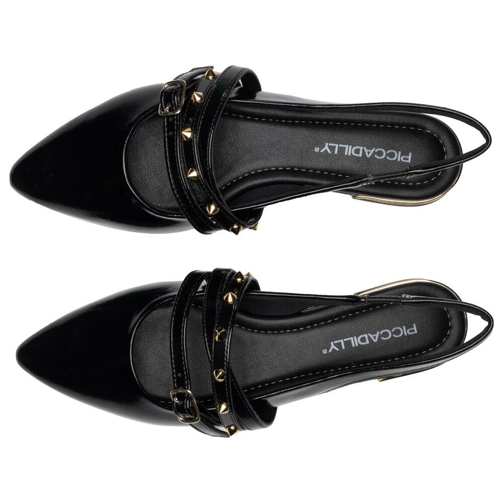 Zapato Mujer Negro/dorado Ana Piccadilly image number 2.0