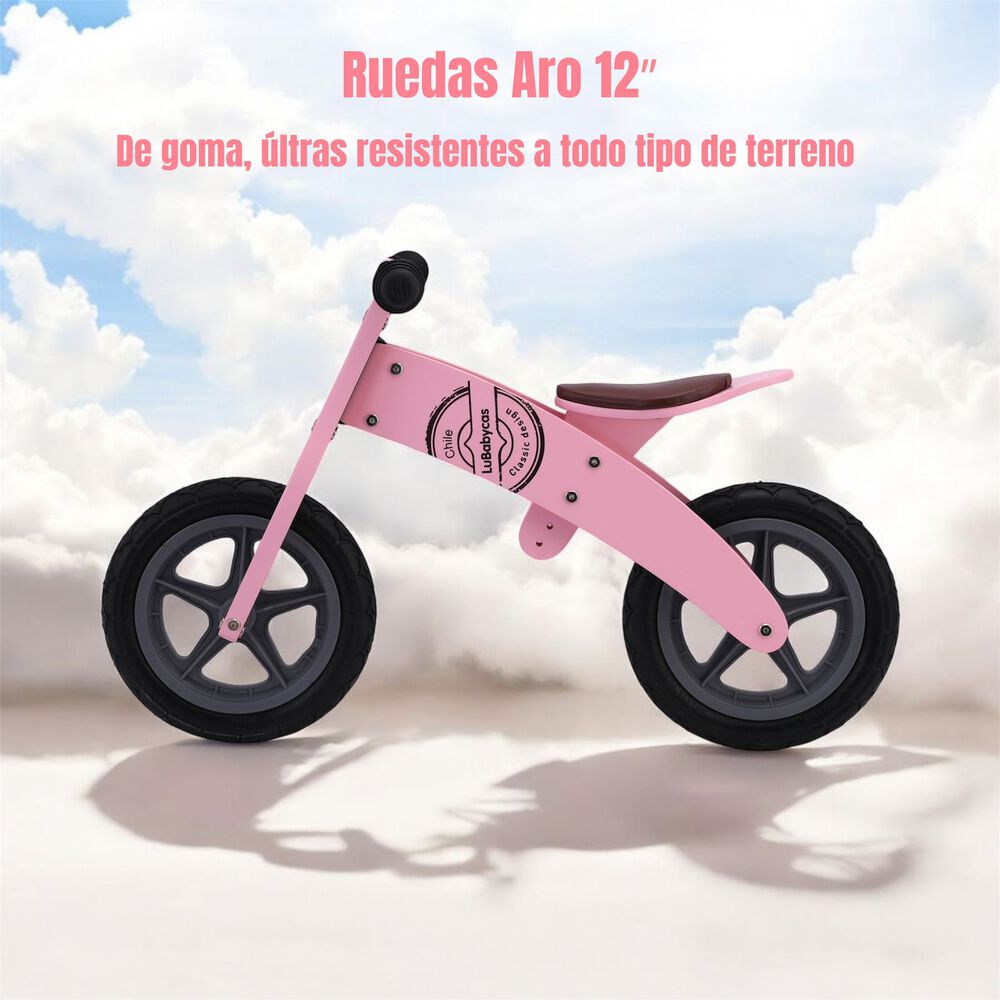 Bicicleta De Equilibrio Madera Wood Lubabycas image number 1.0