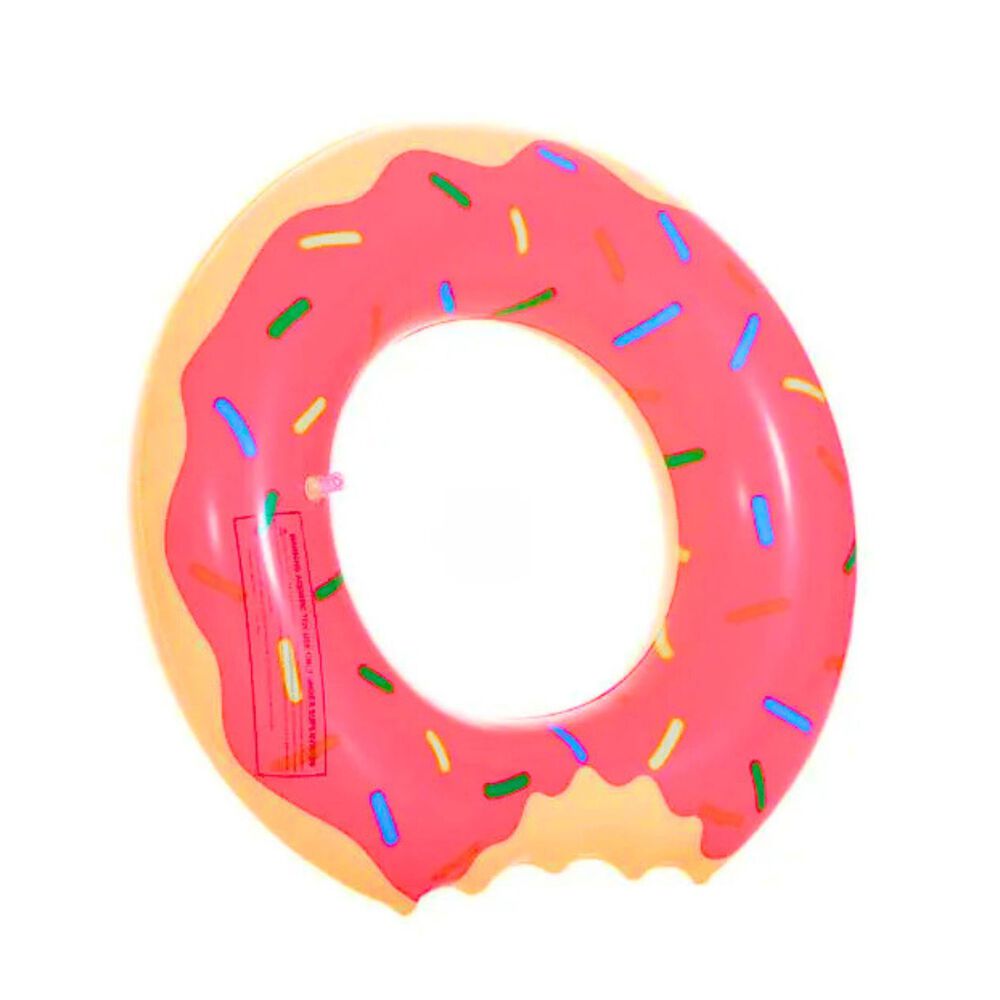 Flotador Dona Donuts Frutilla 70 Cm Inflable Salvavidas image number 2.0