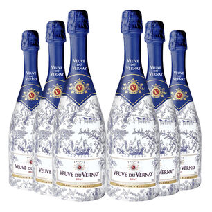 6 Espumante Veuve Du Vernay Brut Blue