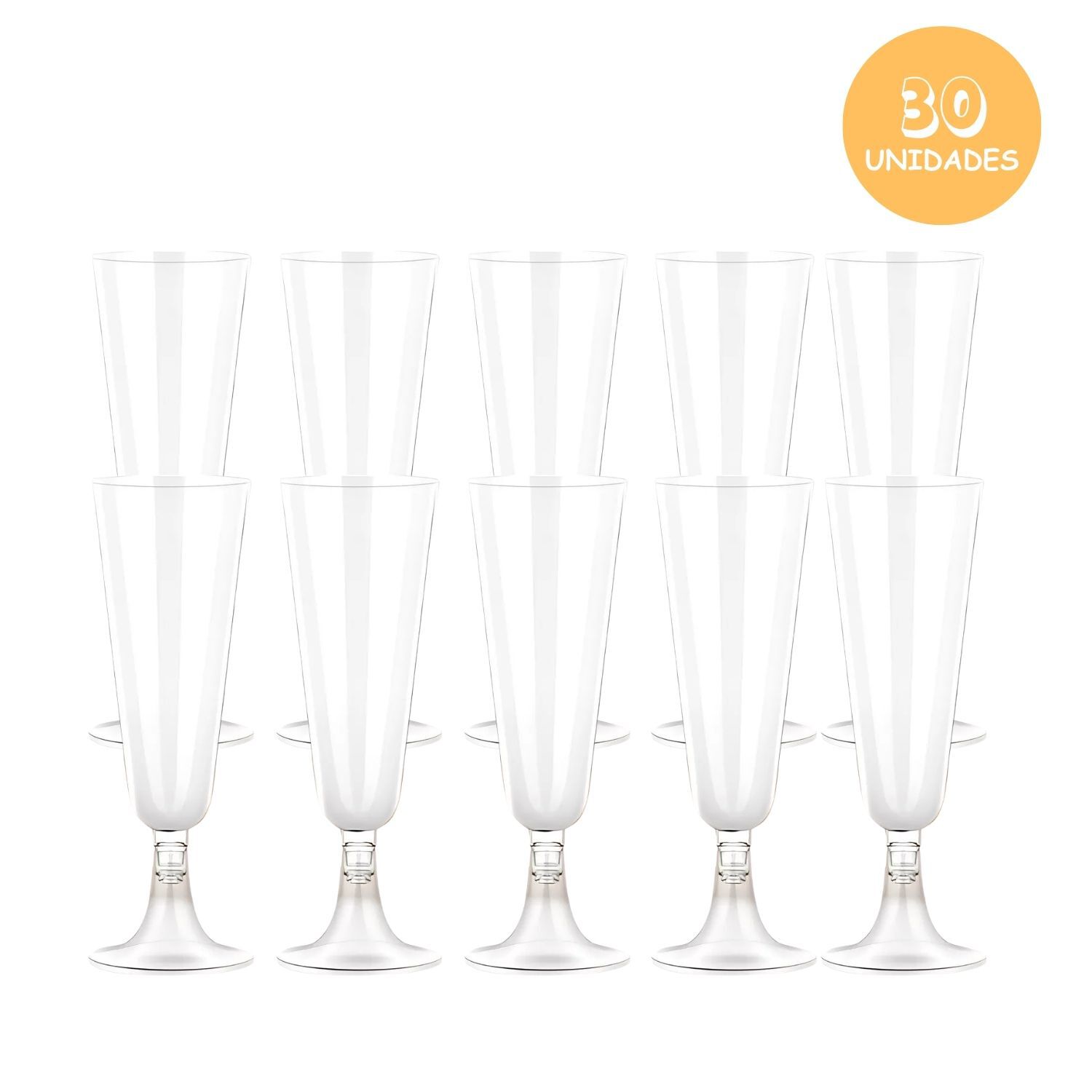Pack 30 Copas Champagne Desechables De 162ml Para Celebracion image number 0.0