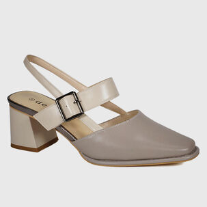 Zapato Cuero Finnye Gris