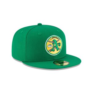 Gorra 59fifty Oakland Athletics Mlb Cooperstown Verde