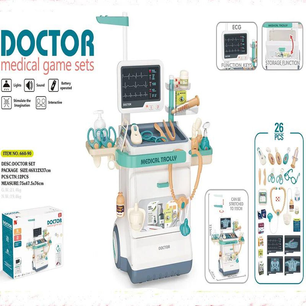 Set Juego Medico Simulador Educativo Para Niños image number 2.0