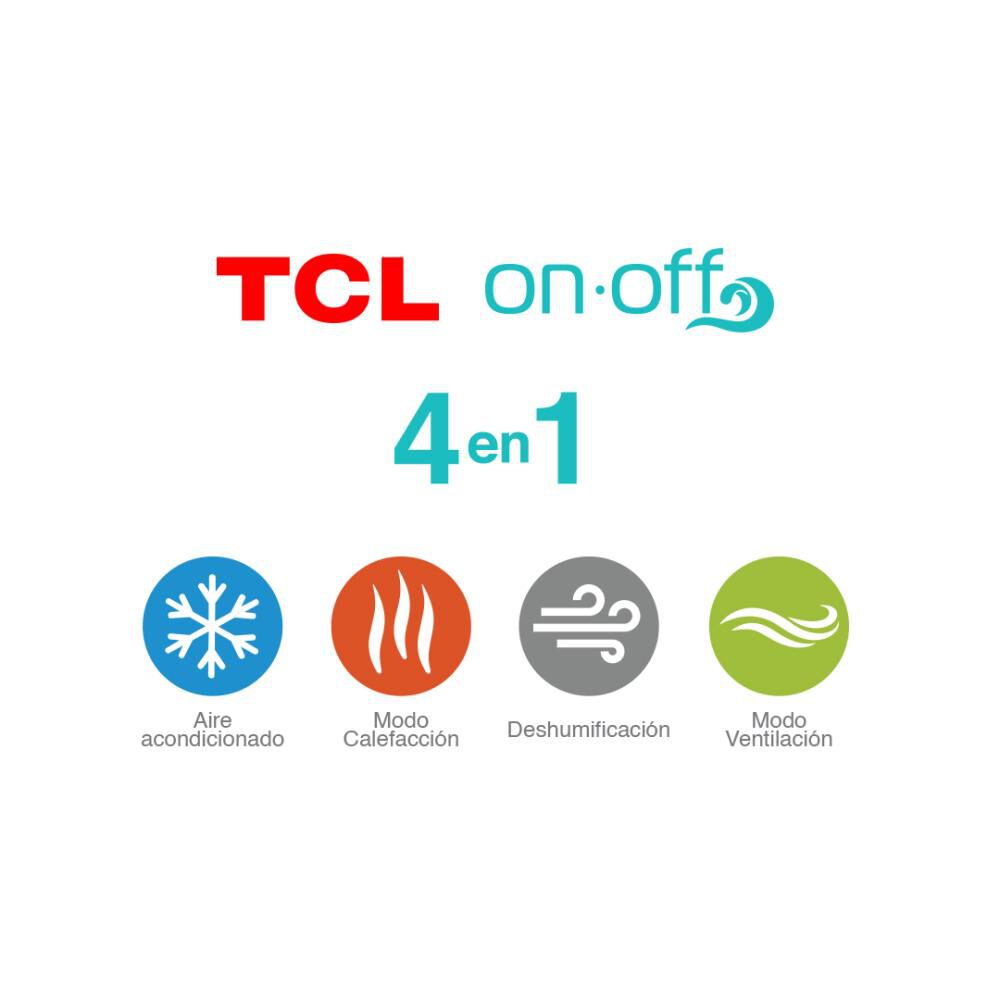 Aire Acondicionado Tcl On-off 12000 Btu image number 2.0