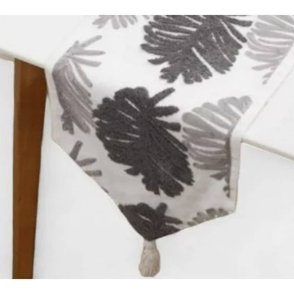 Camino De Mesa Bordado 32x180cm Corredor De Poliester image number 1.0