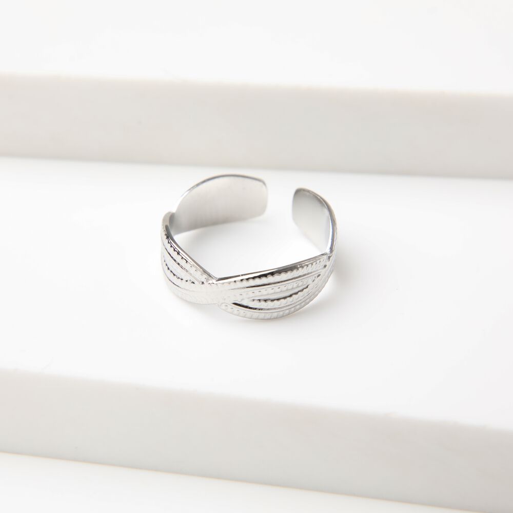 Anillo 19v69 Plateado Mujer Str219 image number 0.0