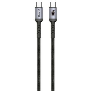 Cable De Carga R&aacute;pida Usb-c A C Antinudos 100w Master-g