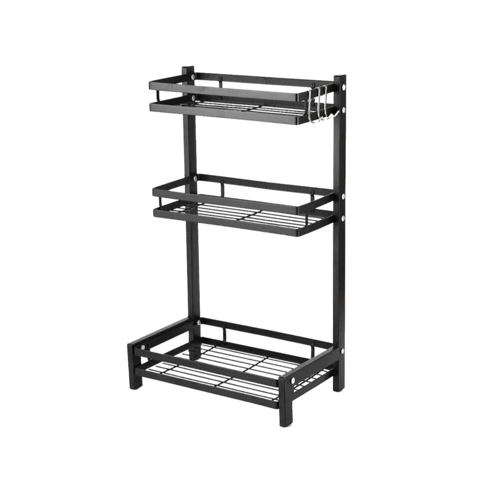 Organizador 3 Niveles Metálico Cocina Negro image number 0.0