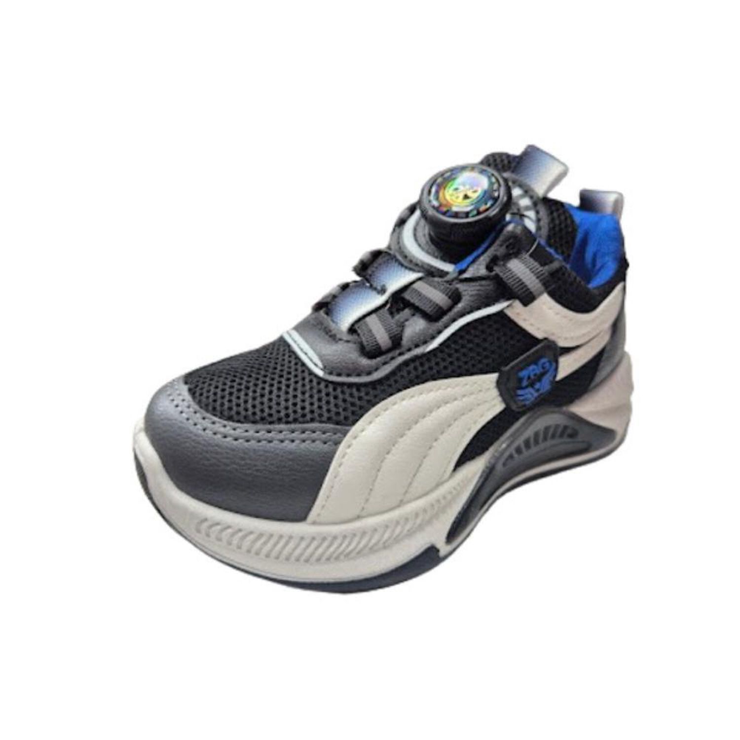 Zapatilla Urbana Ni&ntilde;o Negro Azul image number 0.0
