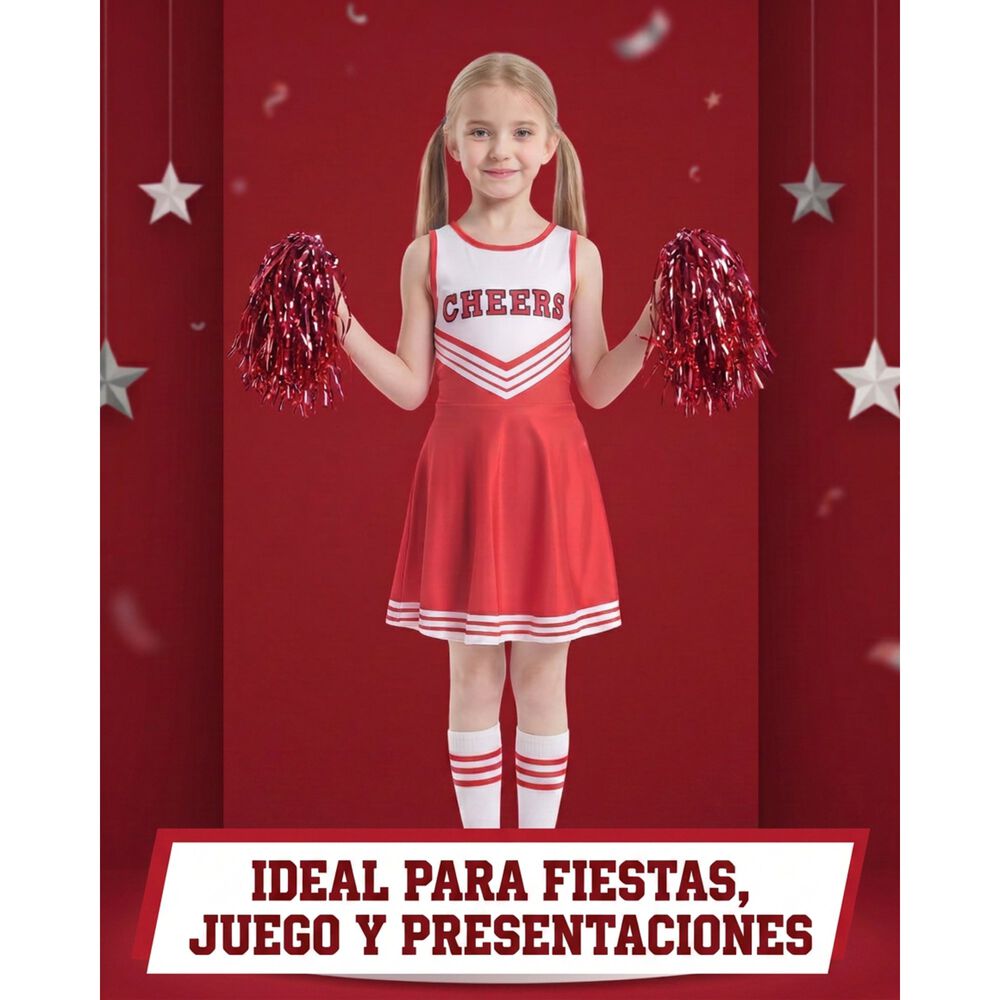 Disfraz Infantil Cheerleader Animadora image number 7.0