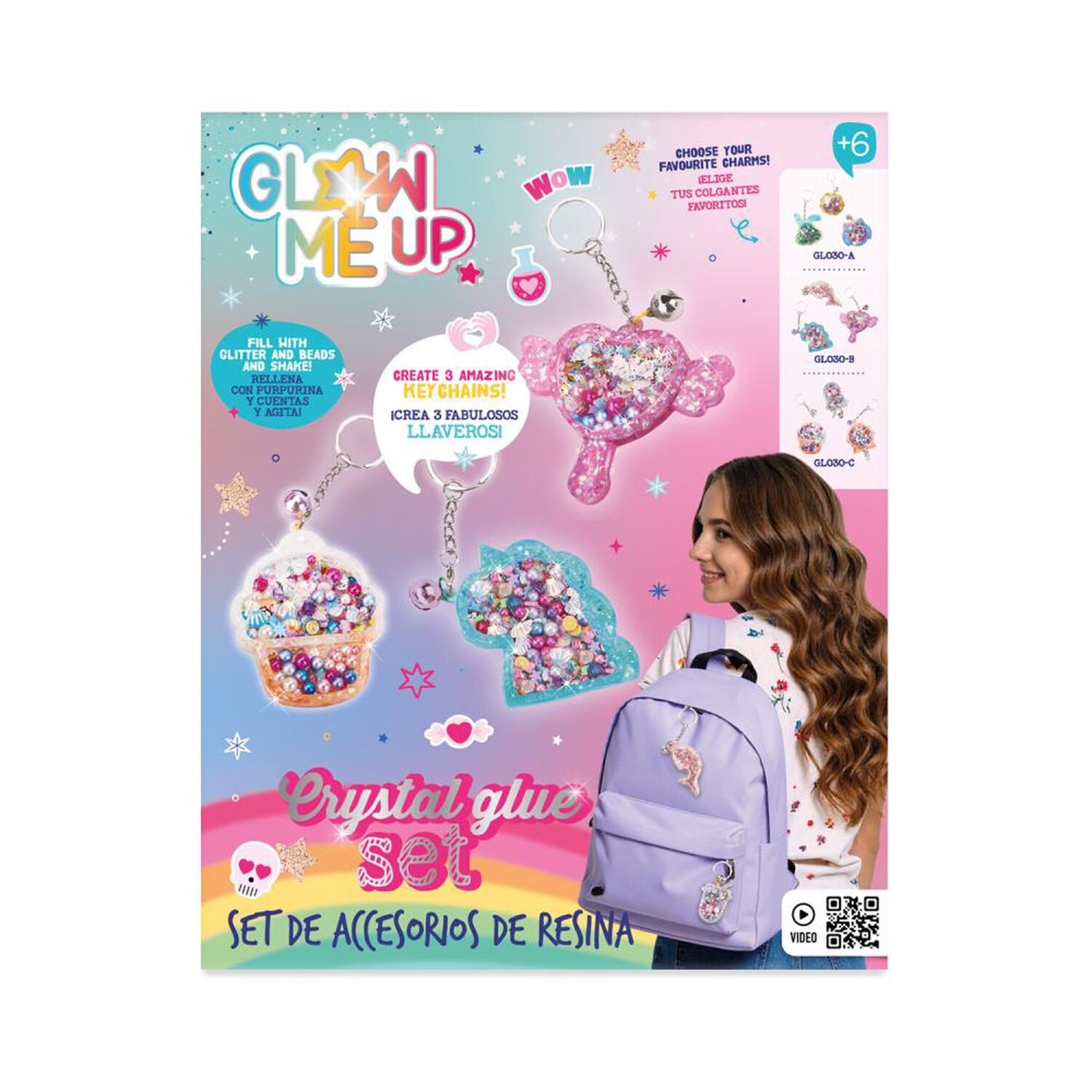 Set De Accesorios Resina Glow Me Up image number 4.0