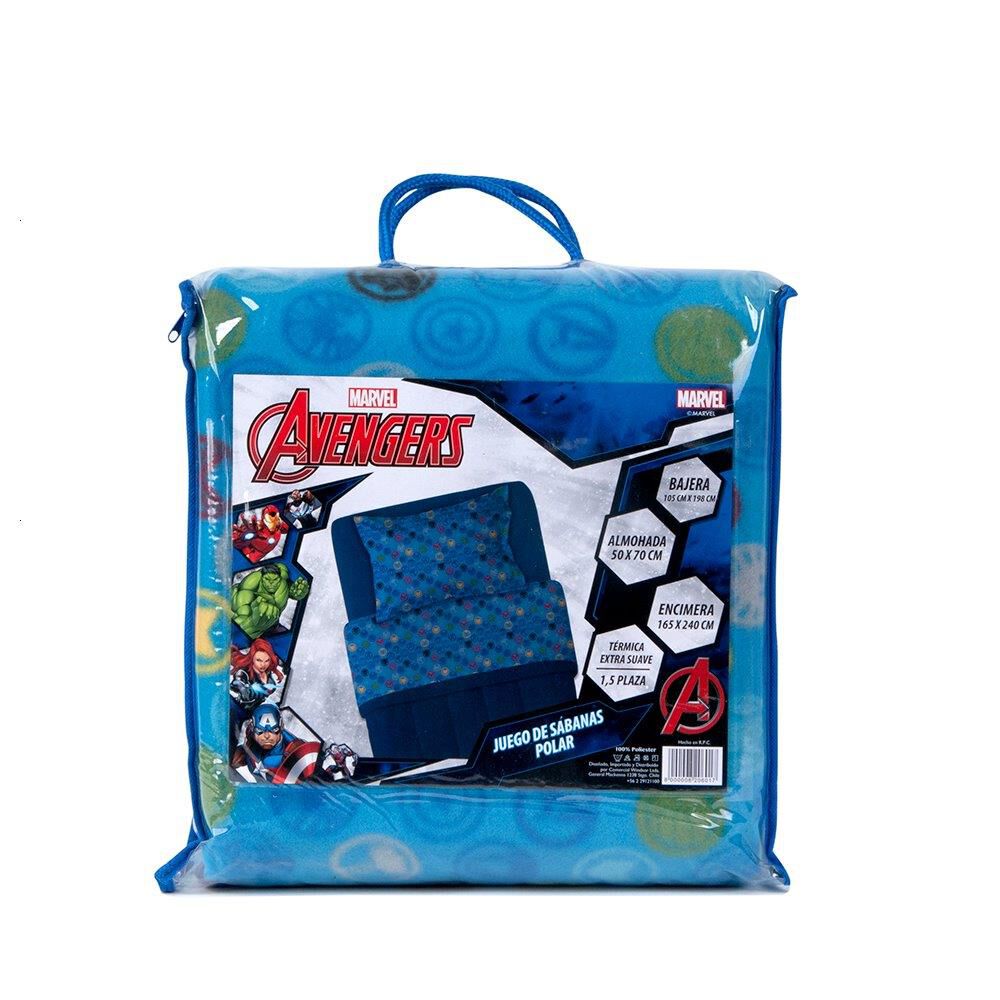 Sabana Polar 1.5 Plazas Avengers Iconos image number 2.0