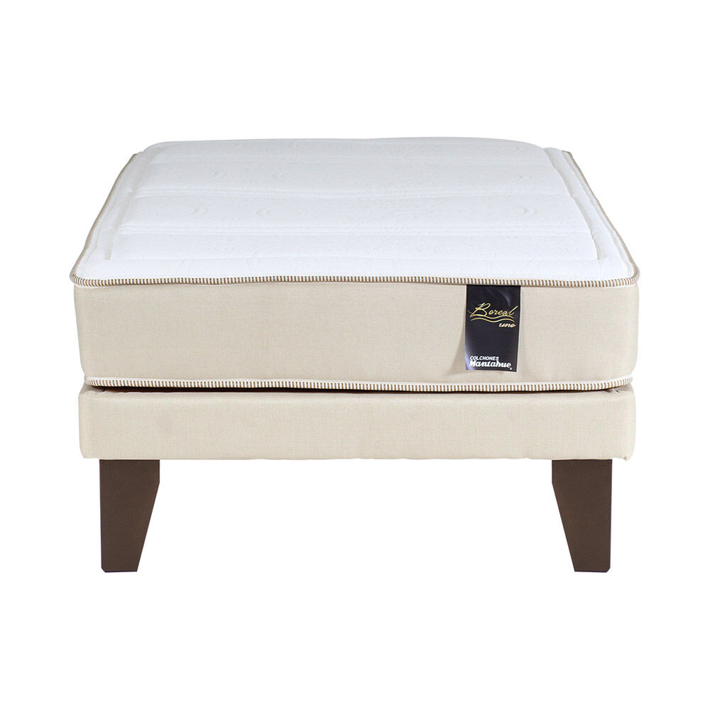 Cama Europea Mantahue Boreal Uno / 1 Plaza / Base Normal image number 1.0