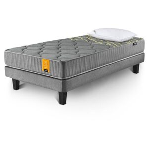 Cama Europea Cannon Home Spirit / 1.5 Plazas / Base Normal + Almohadas