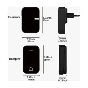 Timbre Inalambrico Exterior Portatil