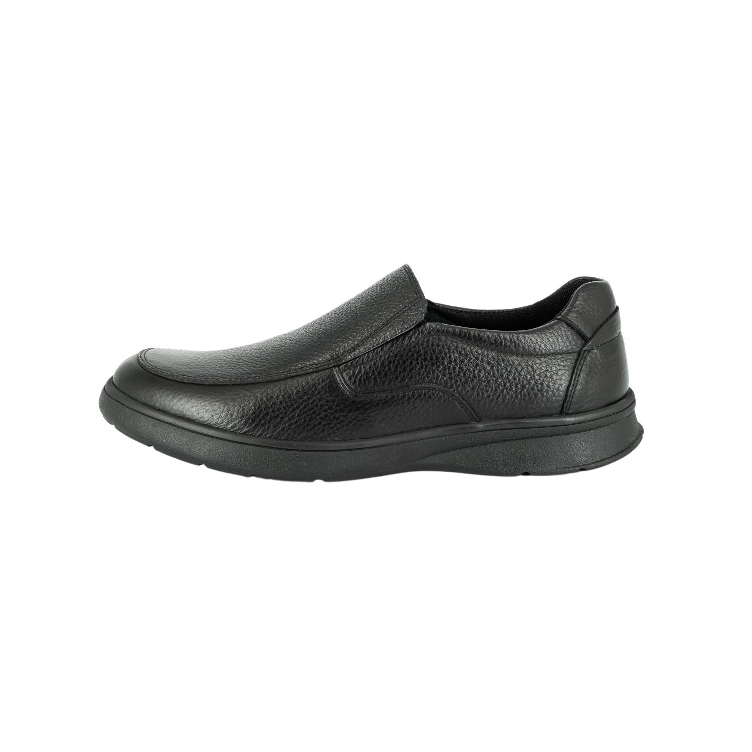 Zapato De Cuero Nardo Negro London Adixt image number 1.0