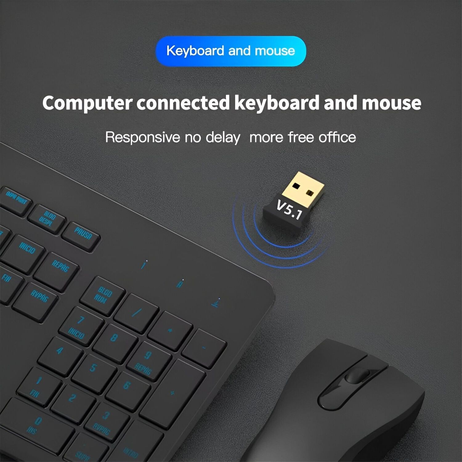 Receptor Bluetooth 5.1 Usb 2.0 High Speed 24 Mbps image number 7.0