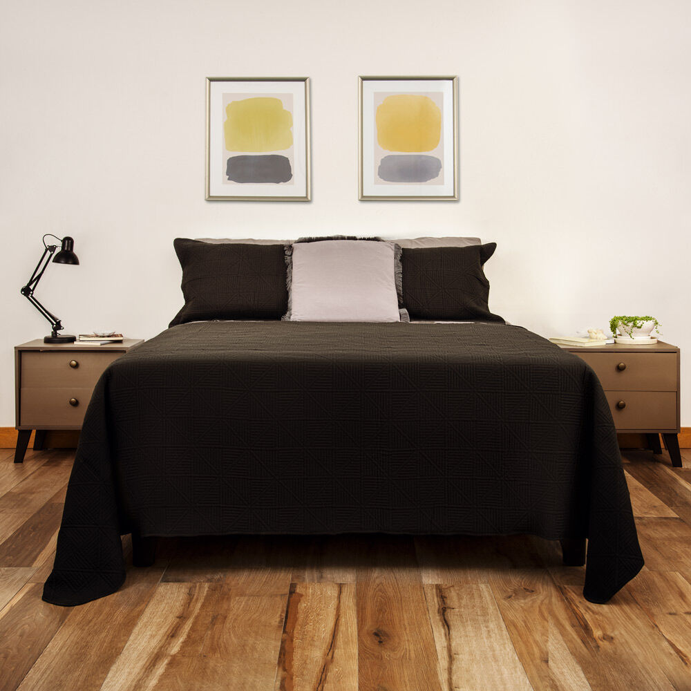 Cubrecama Azhome Solid Bi / King image number 2.0