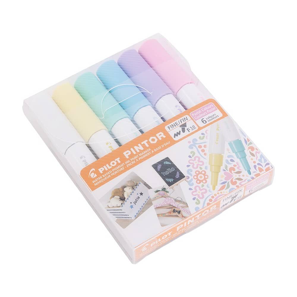 Set 6 Marcadores Pintor Pastel Con Punta Fina image number 3.0