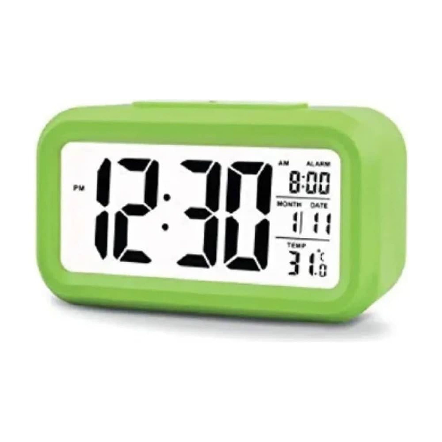 Reloj Despertador Digital Luz Lcd Temperatura image number 0.0