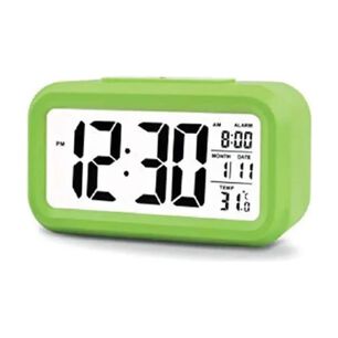 Reloj Despertador Digital Luz Lcd Temperatura