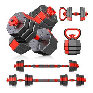 Set Mancuernas Barra Rusa Ajustables 20 Kg 3 En 1